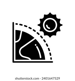 atmosphere icon. vector glyph icon for your website, mobile, presentation, and logo design.