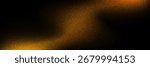 Atmospheric background with black shadows, orange glow and noise texture for photo light leak filter effects. Warm gradients bg with particles and grainy details for vintage photography overlay.