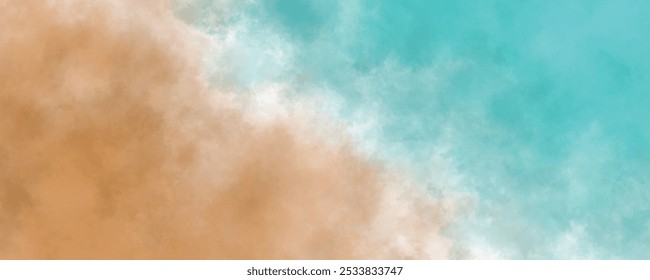 Patrón de nubes atmosféricas con una sorprendente mezcla de colores cálidos y frescos, perfecto para diseños abstractos y modernos.
