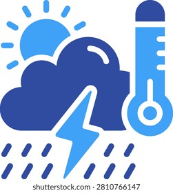 Atmospheric Conditions Icon, Element For Design