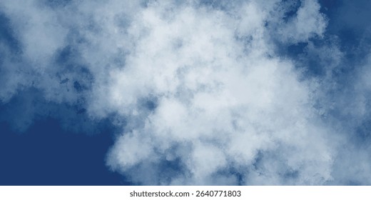 The atmospheric elegance of drifting clouds forming intricate shapes against the vast blue expanse

