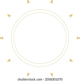 Atmospheric  frame for the inscription. Vector. Ability to change to any size without loss of quality.