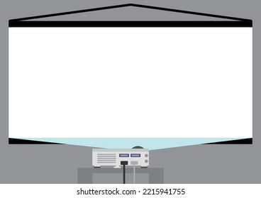 Atmospheric frame projected by a projector
