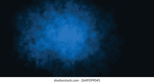 Atmospheric smoky texture background in deep blue color scheme

