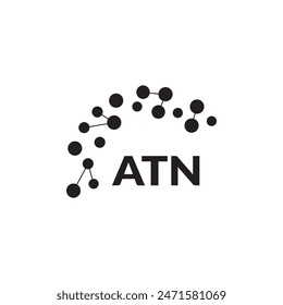 ATN letter logo design on white background. Creative  modern ATN letter logo design. Vector design.
Letters ATN, ATN logo  vector template.