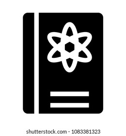 
atom book vector glyphs icon