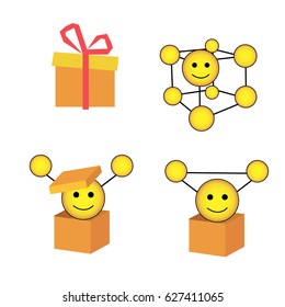 atom in a box emoticon