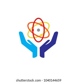 Atom Care Logo Icon Design