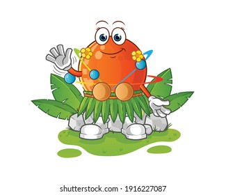 atom character. cartoon mascot vector