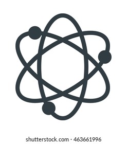 Atom Colored Vector Icon