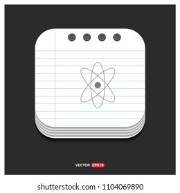 atom  - free vector icon