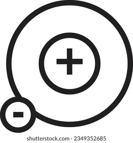 Rahmensymbol von Atom Hydrogen Fuel