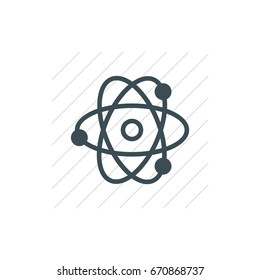 Atom icon, can be used for web and mobile design