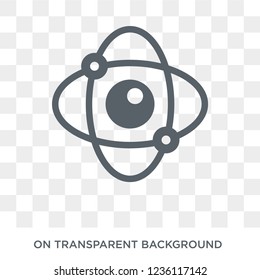 Atom icon. Atom design concept from  collection. Simple element vector illustration on transparent background.