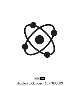 Atom icon, design inspiration vector template for interface and any purpose