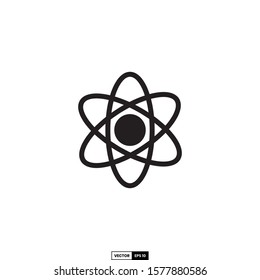 Atom icon, design inspiration vector template for interface and any purpose