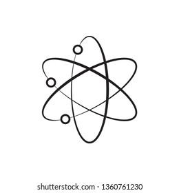 atom icon design template