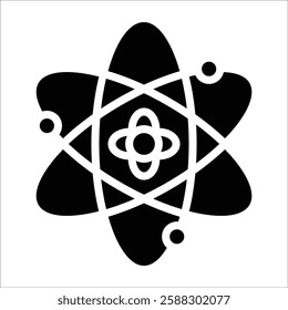 Atom Icon Element For Design