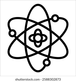 Atom Icon Element For Design