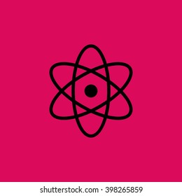Atom Icon. Eps-10.