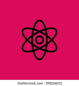 Atom Icon. Eps-10.