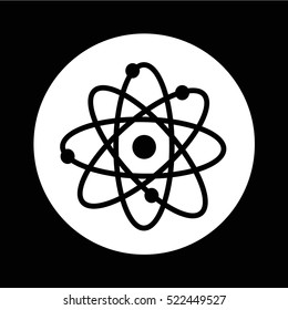 atom icon illustration design