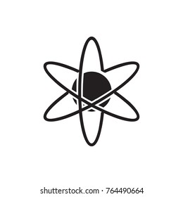 atom icon illustration isolated vector sign symbol