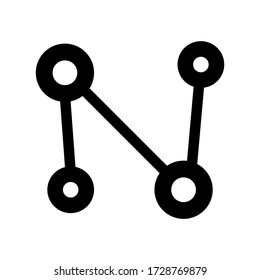 icono de átomo o logotipo símbolo de signo aislado ilustración vectorial de alta calidad estilo negro iconos vectoriales
