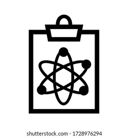 atom icon or logo isolated sign symbol vector illustration - high quality black style vector icons
