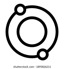 atom icon or logo isolated sign symbol vector illustration - high quality black style vector icons
