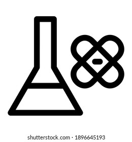 atom icon or logo isolated sign symbol vector illustration - high quality black style vector icons

