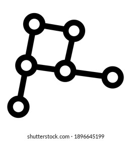 icono de átomo o logotipo símbolo de signo aislado ilustración vectorial de alta calidad estilo negro iconos vectoriales
