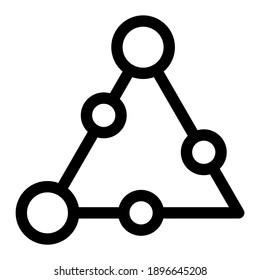 atom icon or logo isolated sign symbol vector illustration - high quality black style vector icons
