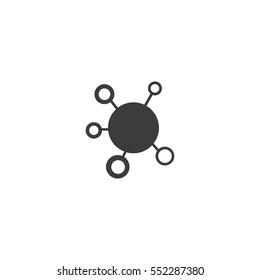 atom icon. sign design