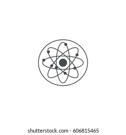 atom icon. sign design