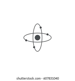 atom icon. sign design