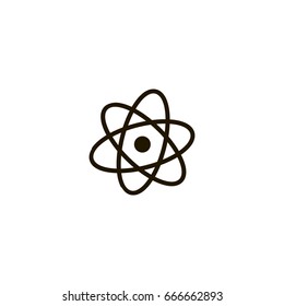 atom icon. sign design