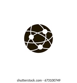 atom icon. sign design