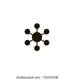 atom icon. sign design