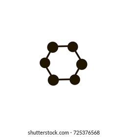 atom icon. sign design