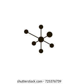 atom icon. sign design