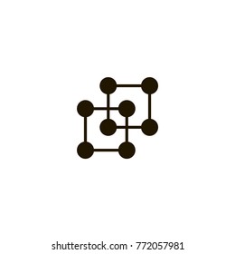 atom icon. sign design