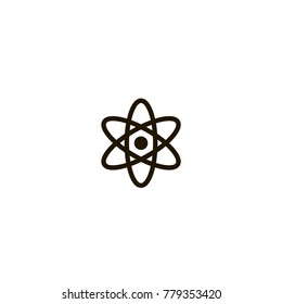 atom icon. sign design