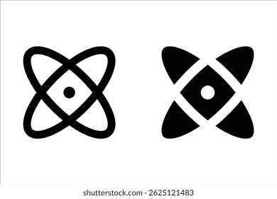 Atom icon. sign for mobile concept and web design. vector illustration - Powered by Shutterstock - Get 15% off with code: PIKWIZARD15