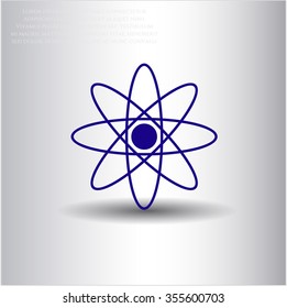 Atom icon or symbol