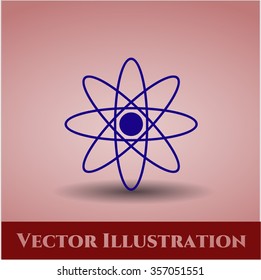Atom icon or symbol