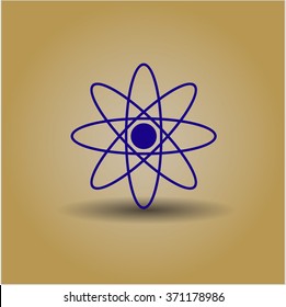 Atom icon or symbol