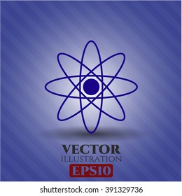 Atom icon or symbol