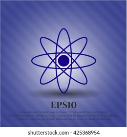 Atom icon or symbol