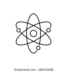 Atom Icon Symbol Vector Illustration - Vector